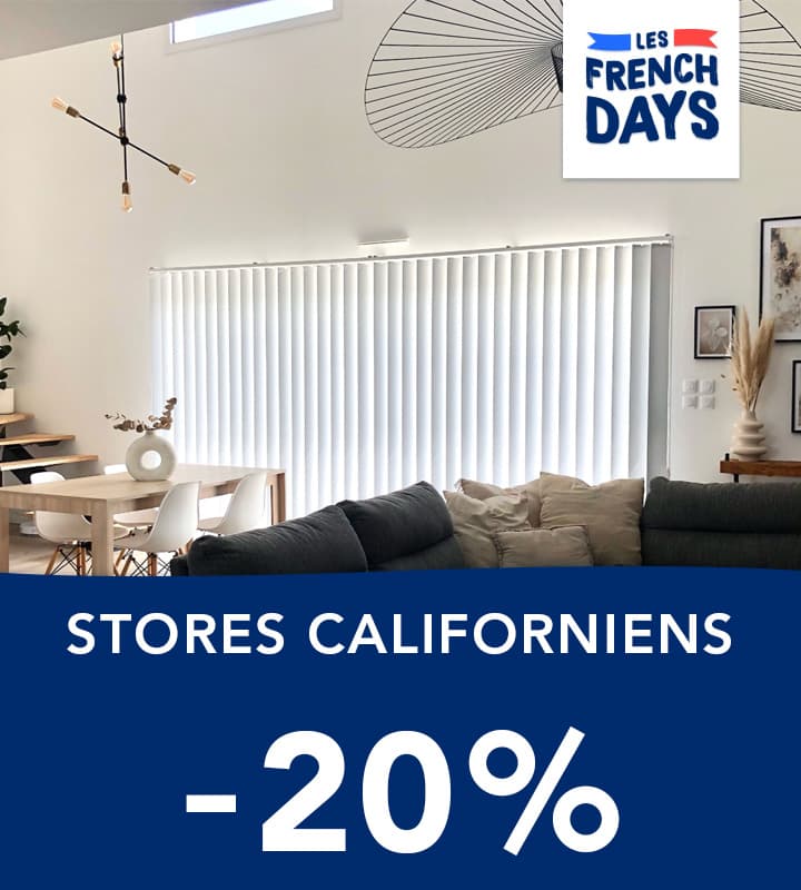 Stores californiens à -20%