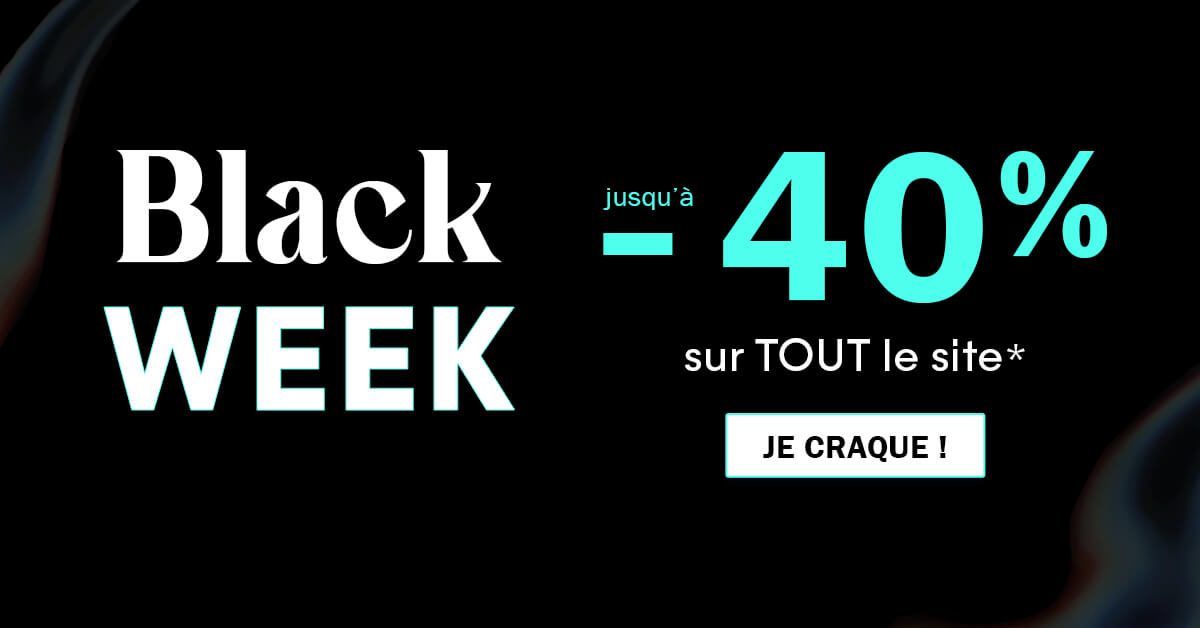 Black Friday : jusqu'à -40% sur le site